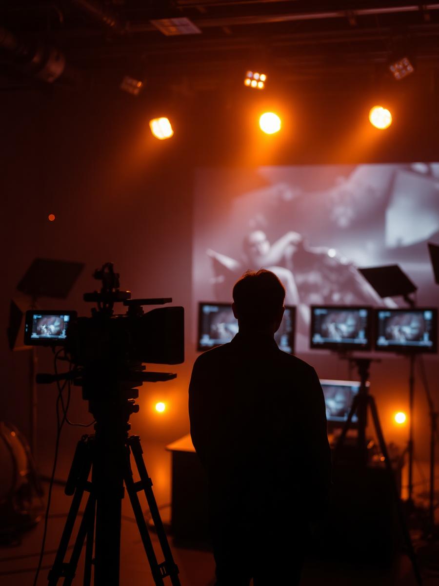 On set — Studio A